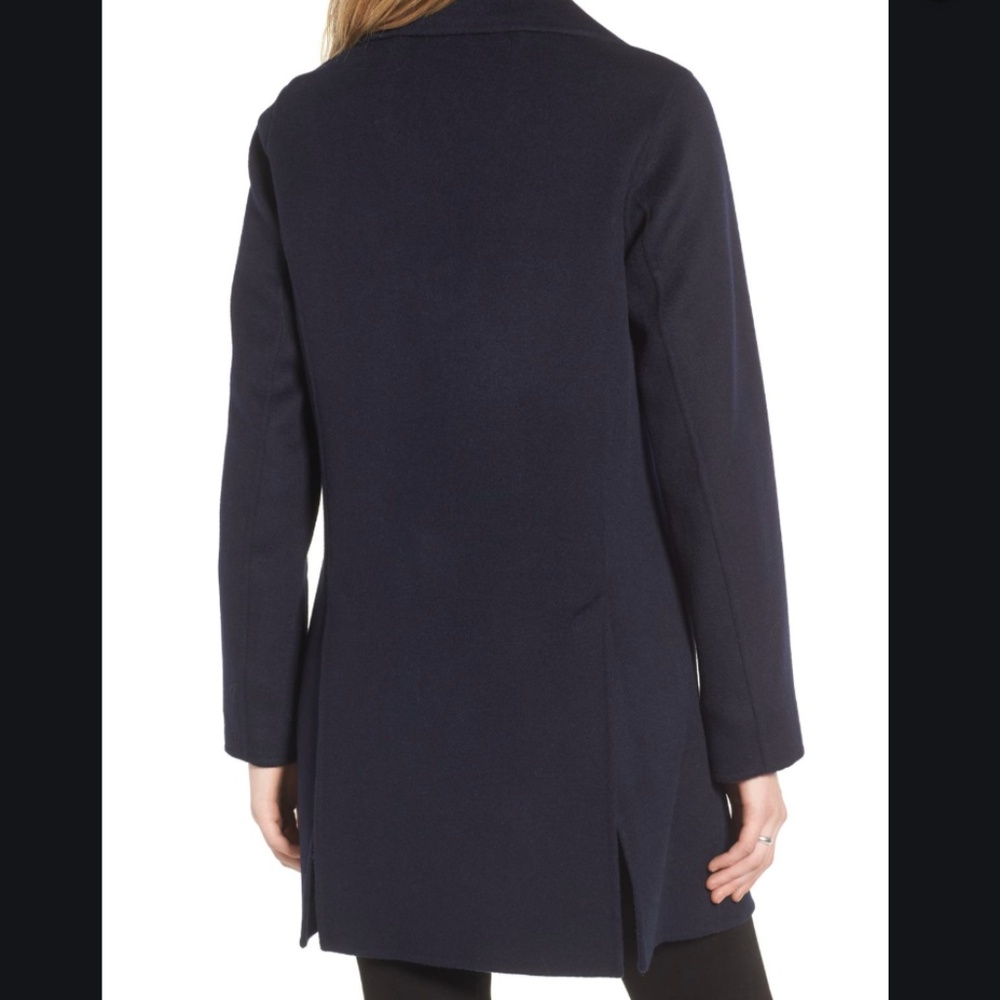 DEREK LAM 10 CROSBY Double-Face Wool Moto Coat - Picture 3 of 5